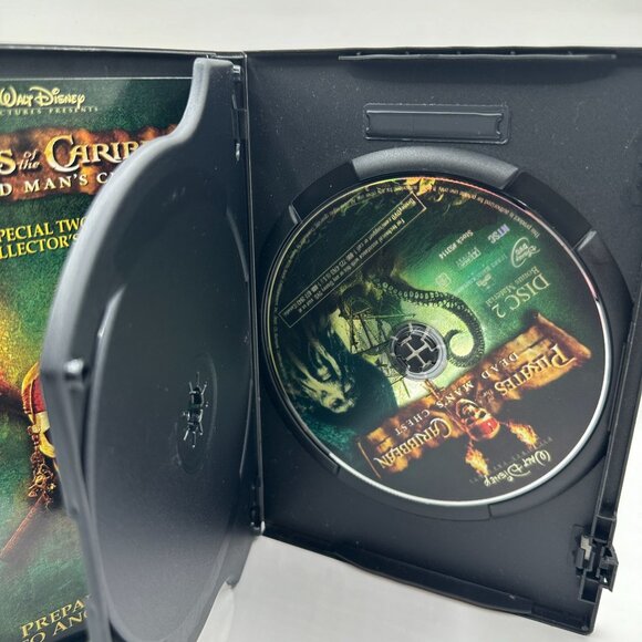 Pirates Of The Caribbean Dead Mans Chest 2 Disc Special Johnny Depp Disney DVD - Picture 6 of 6